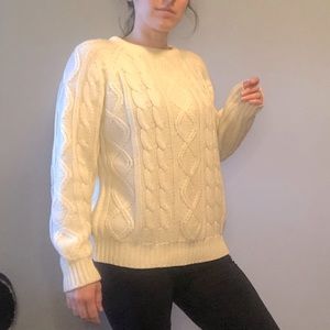 70’s / 80’s Chunky White Sweater